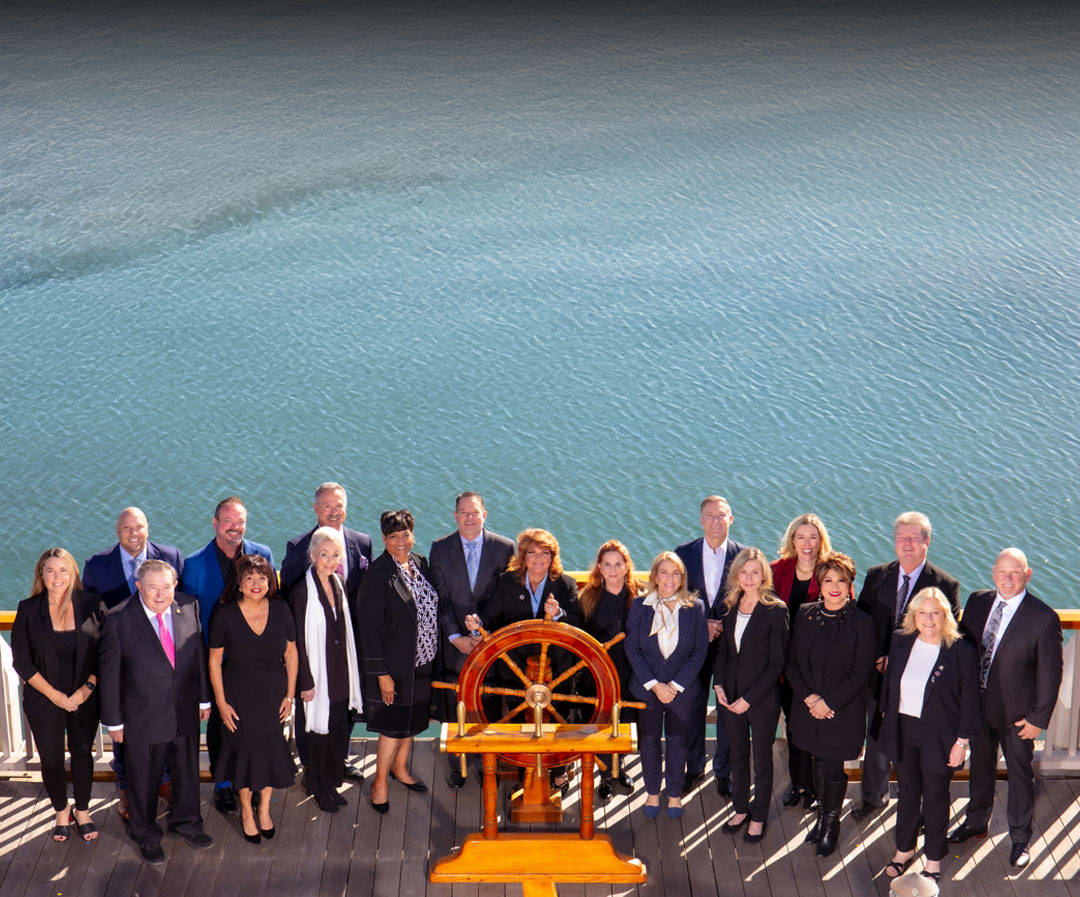 Illuminated buildings during sunset