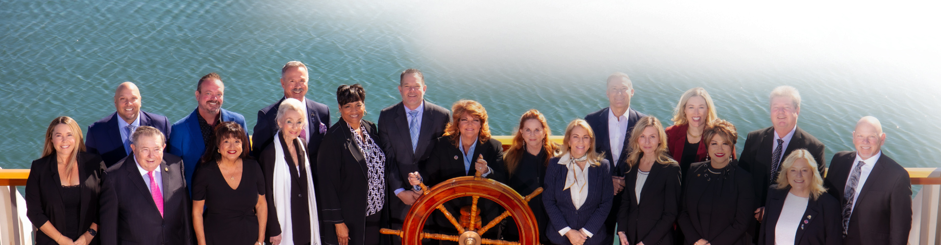Illuminated buildings during sunset