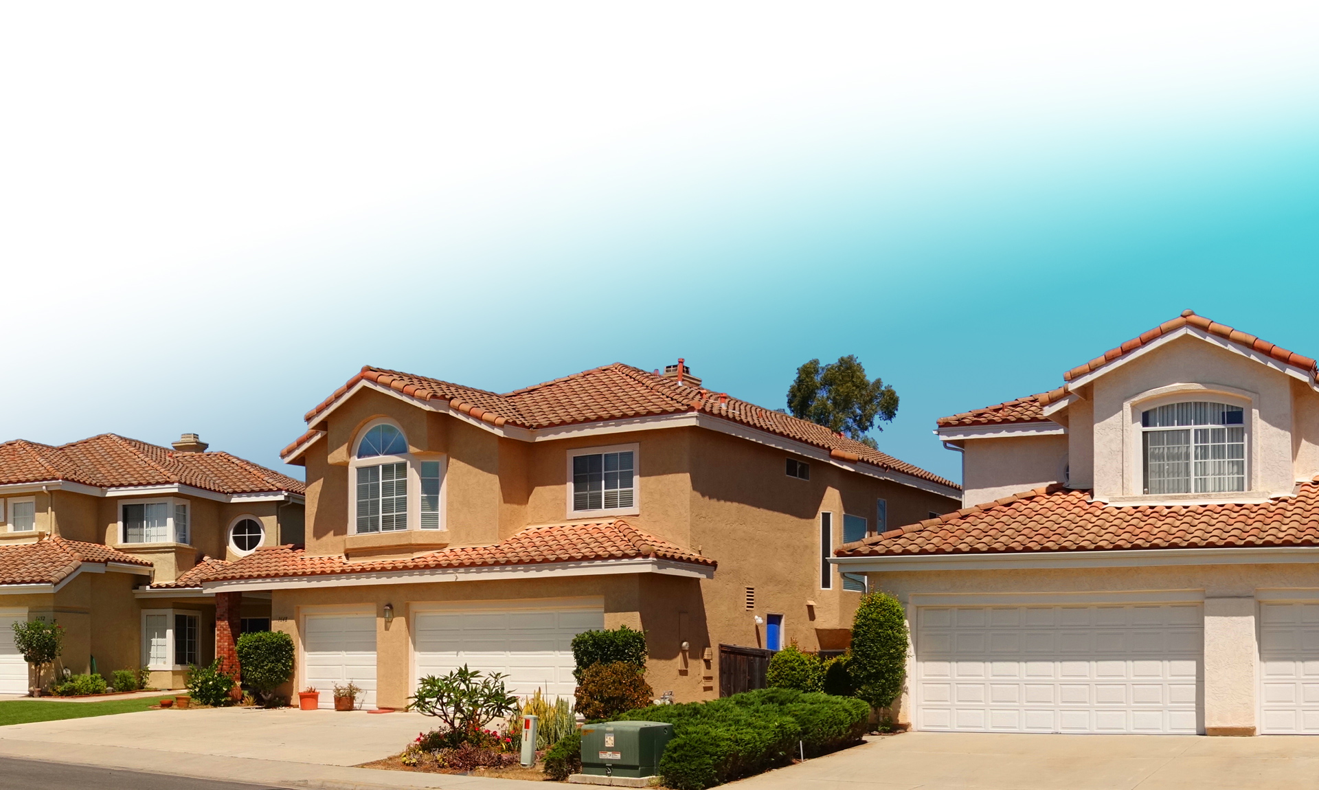 2-Storey Single Detached Houses with blue gradient sky
